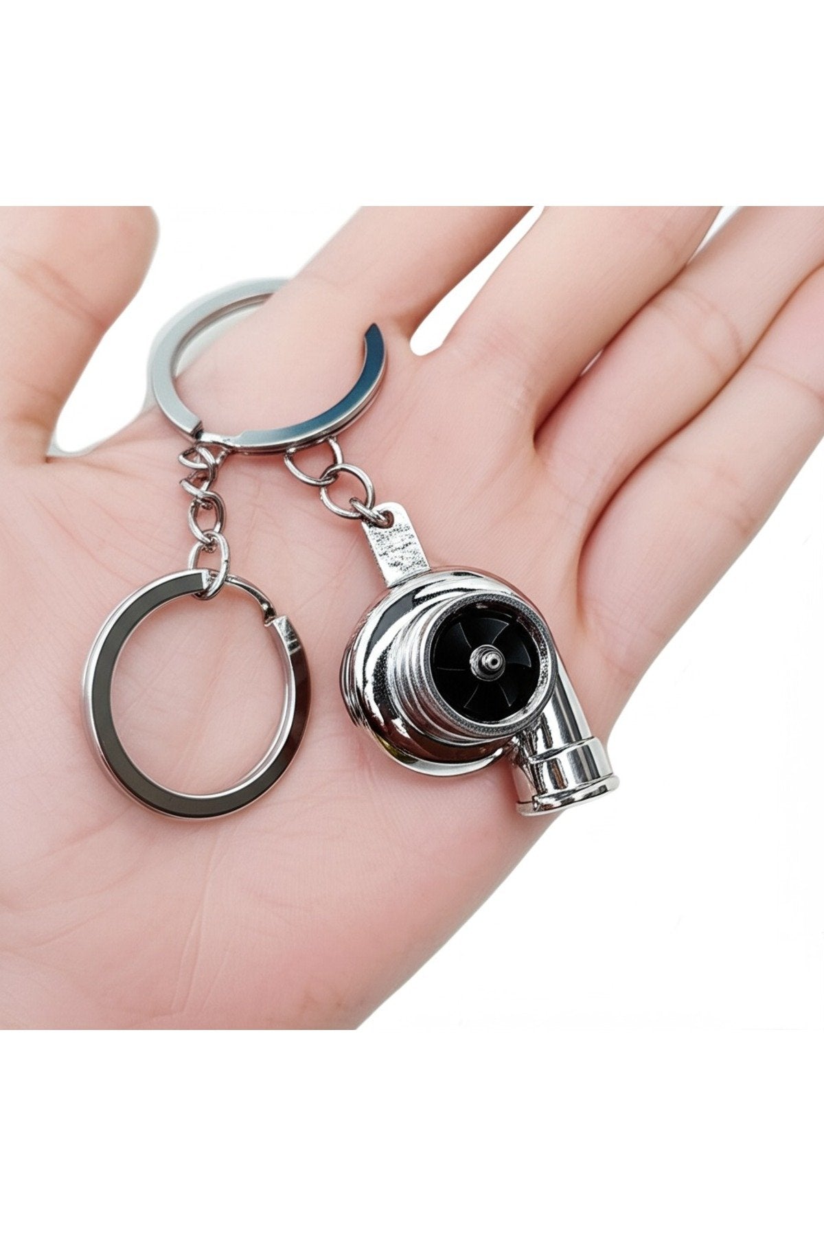 Metal Turbo Anahtarlık – Renkli ve Şık Oto Aksesuarı