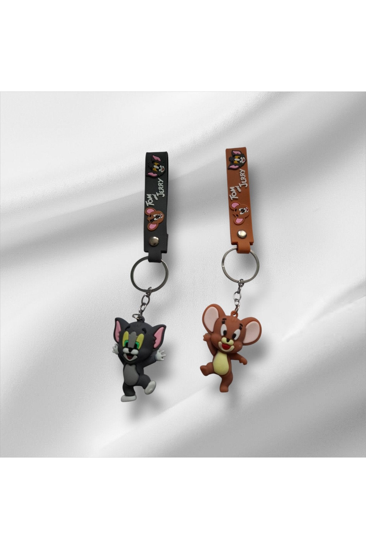 Tom Ve Jerry 3d Anahtarlık Sevimli Çanta Aksesuarı (1 ADET)