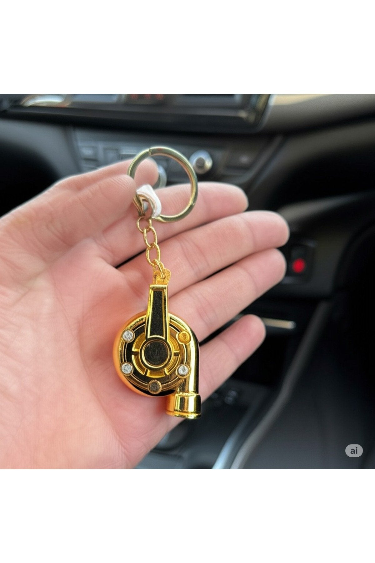 Metal Turbo Anahtarlık – Renkli ve Şık Oto Aksesuarı