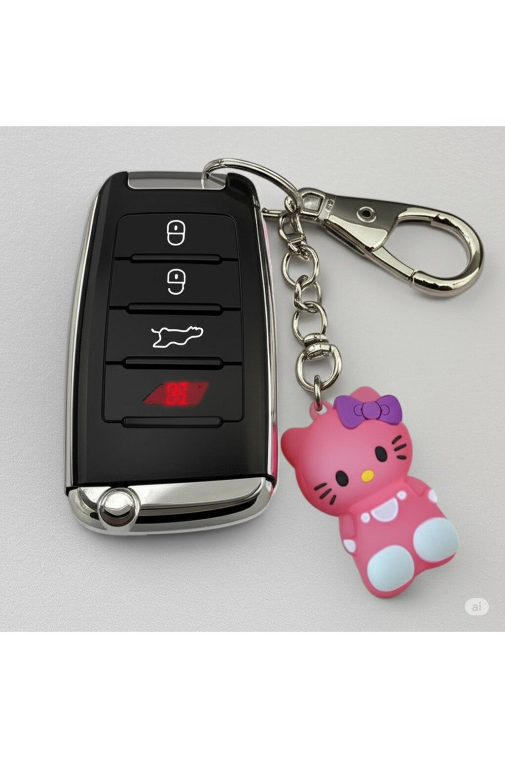 Hello Kitty 3D Renkli Sevimli Silikon Anahtarlık & Çanta Aksesuarı